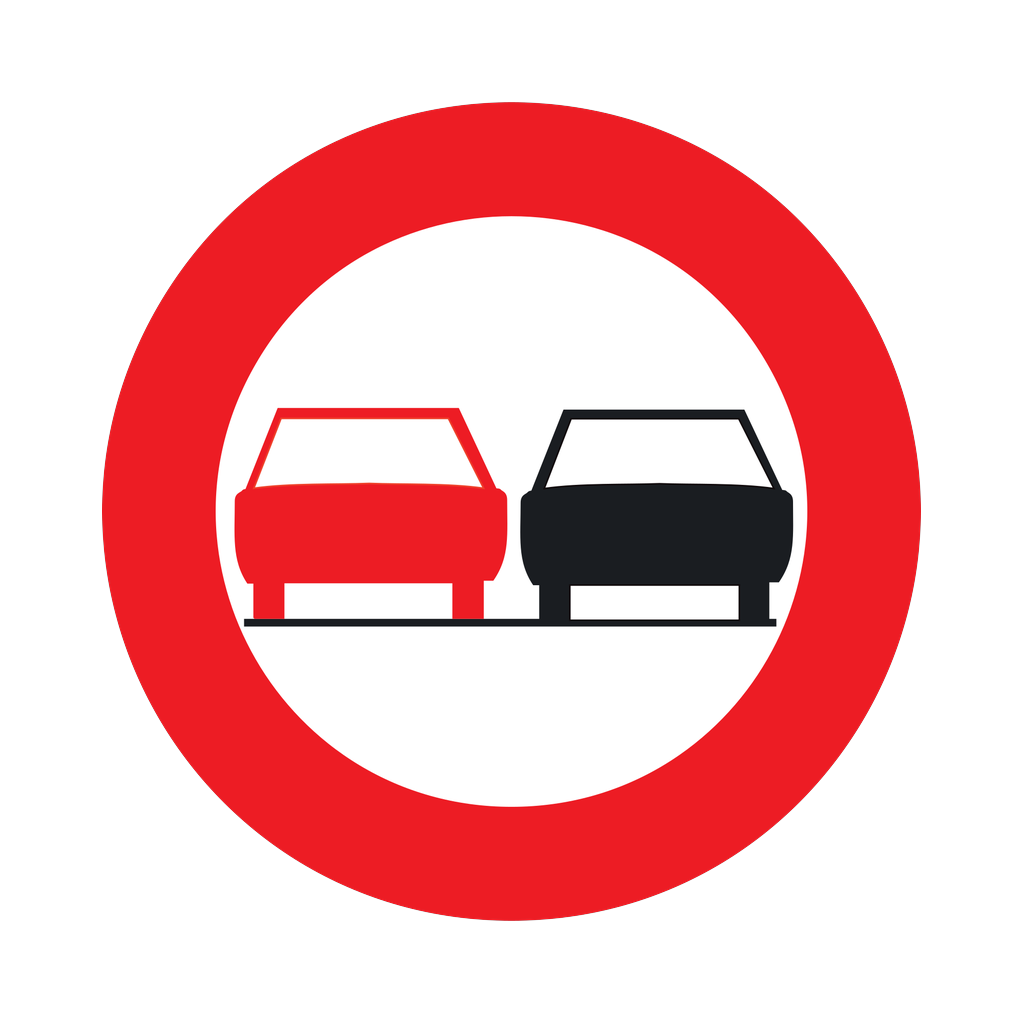 Interdiction de dépasser