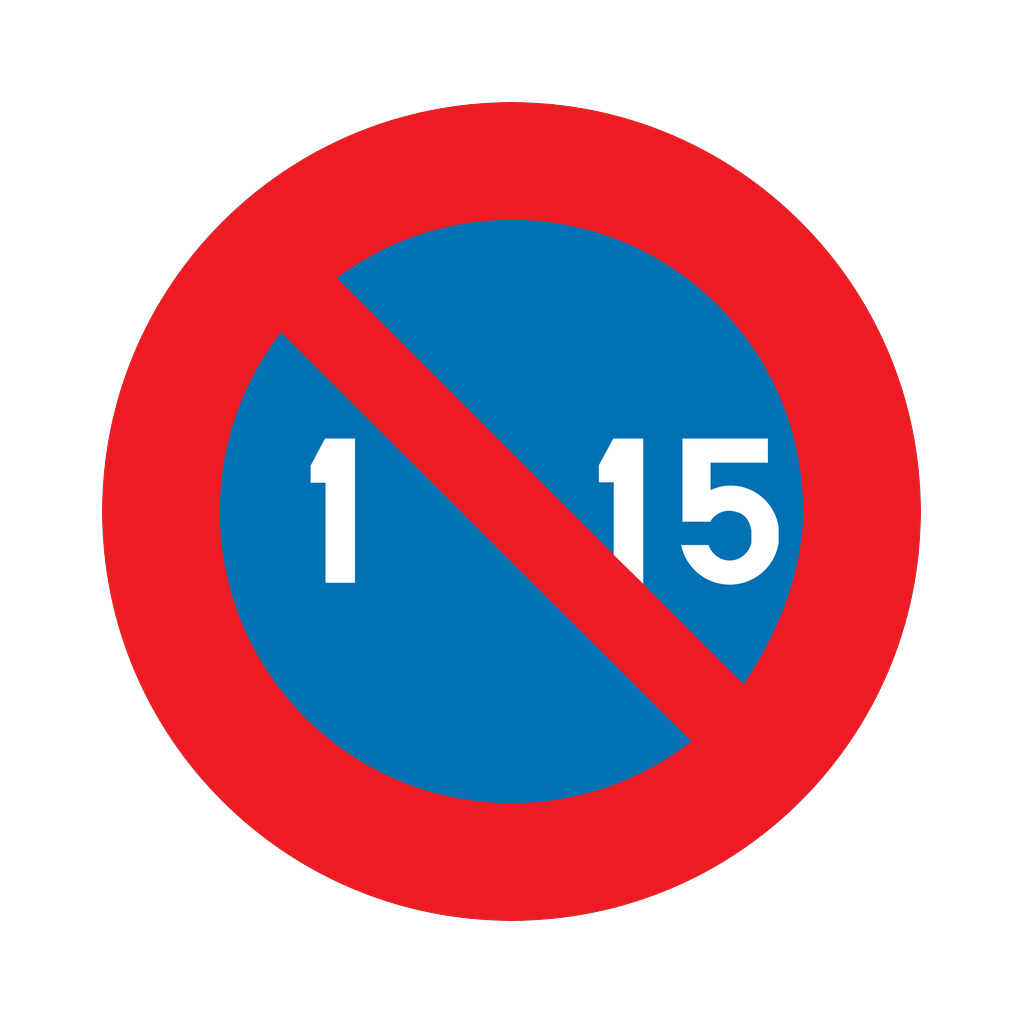 Stationnement interdit du 1er au 15 du mois