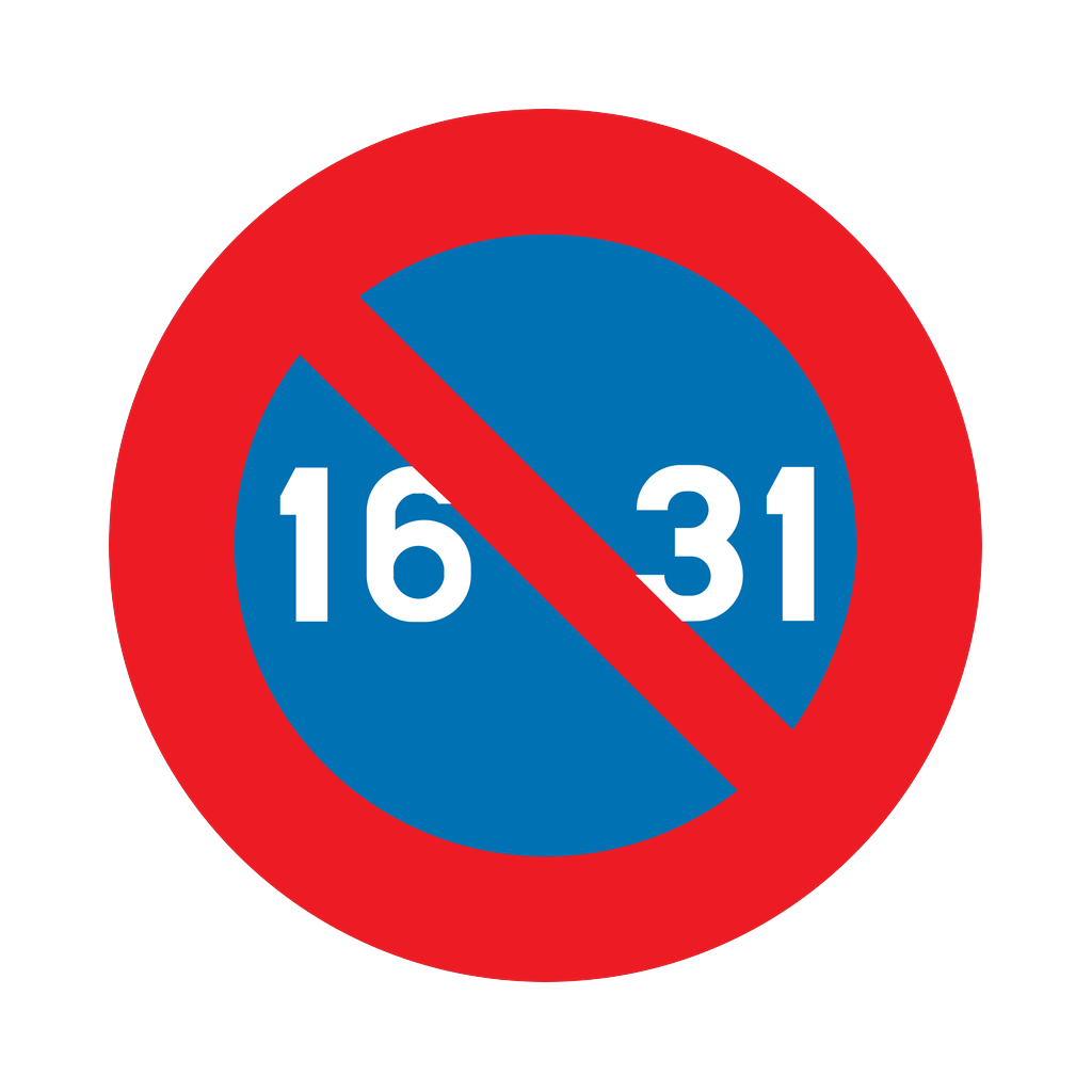 Stationnement interdit du 16 à la fin du mois